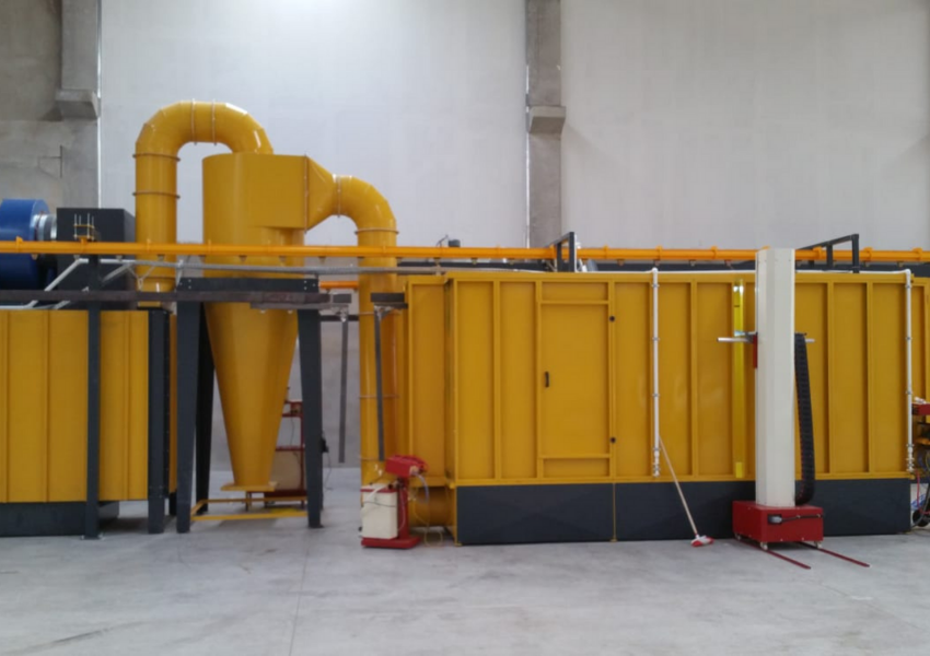 What is Monocyclone Powder Coating Booth? 